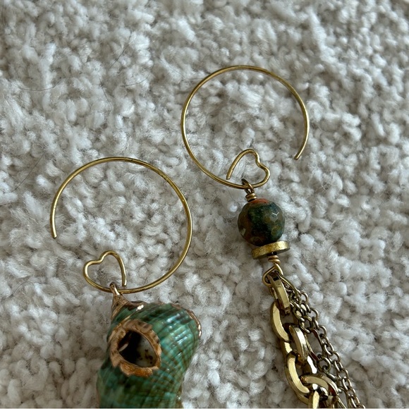 Ginger 13 Shell & Gemstone Earrings - Picture 14 of 14